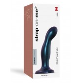 Темно-синяя насадка Strap-On-Me Dildo Plug Snaky size M - Strap-on-me - купить с доставкой в Вологде