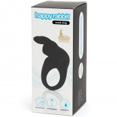 Черное эрекционное виброкольцо Happy Rabbit Rechargeable Rabbit Cock Ring - Happy Rabbit - в Вологде купить с доставкой