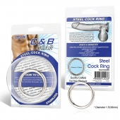 Стальное эрекционное кольцо STEEL COCK RING - 4.5 см. - BlueLine - в Вологде купить с доставкой