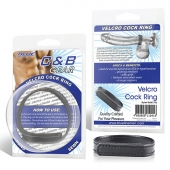 Кольцо на пенис из искусственной кожи на липучке VELCRO COCK RING - 5 см. - BlueLine - в Вологде купить с доставкой