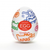Мастурбатор-яйцо Keith Haring EGG STREET - Tenga - в Вологде купить с доставкой