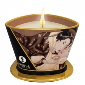 Массажная свеча Intoxicatin Chocolate с ароматом шоколада - 170 мл. - Shunga - купить с доставкой в Вологде