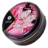 Массажная свеча Rose Petals с ароматом розы - 30 мл. - Shunga - купить с доставкой в Вологде