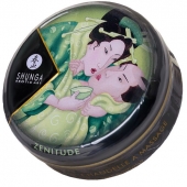 Массажная свеча Exotic Green Tea с ароматом зелёного чая - 30 мл. - Shunga - купить с доставкой в Вологде
