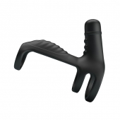 Черная вибронасадка на пенис Vibrating Penis Sling - Baile - в Вологде купить с доставкой