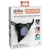Черные трусики для страпона Body Dock SE на регулируемых ремнях - Pipedream - купить с доставкой в Вологде