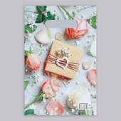 Полиэтиленовый пакет  Подарочек  с вырубной усиленной ручкой - 20 х 30 см. - Сима-Ленд - купить с доставкой в Вологде