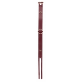 Бордовый ремень Halo Waist Belt - размер L-XL - Shots Media BV - купить с доставкой в Вологде