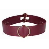 Бордовый ремень Halo Waist Belt - размер L-XL - Shots Media BV - купить с доставкой в Вологде