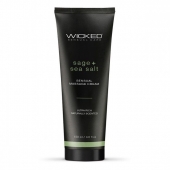Массажный легкий крем WICKED Sage plus Sea Salt - 120 мл. - Wicked - купить с доставкой в Вологде
