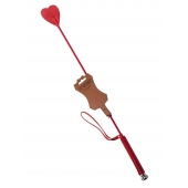 Стек с красным наконечником-сердечком - 70 см. - Sitabella - купить с доставкой в Вологде
