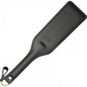 Черная кожаная шлепалка SitaBlack - 30 см. - Sitabella - купить с доставкой в Вологде