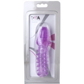 Фиолетовая насадка, удлиняющая половой член - 13,5 см. - Toyfa Basic - в Вологде купить с доставкой