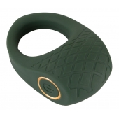 Зеленое эрекционное виброкольцо Luxurious Vibro Cock Ring - Orion - в Вологде купить с доставкой