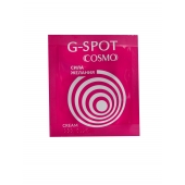 Стимулирующий интимный крем для женщин Cosmo G-spot - 2 гр. - Биоритм - купить с доставкой в Вологде