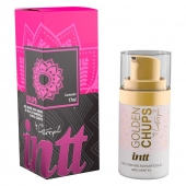 Возбуждающий гель Golden Chups с малиновым ароматом - 17 мл. - INTT - купить с доставкой в Вологде