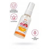 Съедобная гель-смазка Yovee «Двойной соблазн» с Д-пантенолом и вкусом клубники и дыни - 50 мл. - ToyFa - купить с доставкой в Вологде