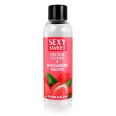 Массажное масло Sexy Sweet Nectar Lychee с феромонами и ароматом личи - 75 мл. - Биоритм - купить с доставкой в Вологде