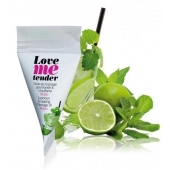 Съедобное согревающее массажное масло Love Me Tender Mojito с ароматом мохито - 10 мл. - Love to Love - купить с доставкой в Вологде