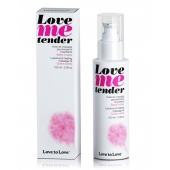 Съедобное согревающее массажное масло Love Me Tender Cotton Candy с ароматом сладкой ваты - 100 мл. - Love to Love - купить с доставкой в Вологде