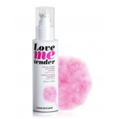 Съедобное согревающее массажное масло Love Me Tender Cotton Candy с ароматом сладкой ваты - 100 мл. - Love to Love - купить с доставкой в Вологде
