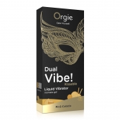 Съедобный гель Dual Vibe Pina Colada с эффектом вибрации и вкусом коктейля пина колада - 15 мл. - ORGIE - купить с доставкой в Вологде