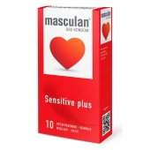Презервативы Masculan Sensitive plus - 10 шт. - Masculan - купить с доставкой в Вологде