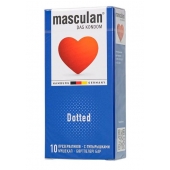 Презервативы с пупырышками Masculan Dotted - 10 шт. - Masculan - купить с доставкой в Вологде