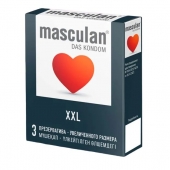 Презервативы увеличенного размера Masculan XXL - 3 шт. - Masculan - купить с доставкой в Вологде