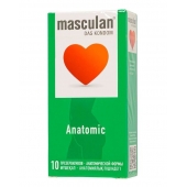 Презервативы анатомической формы Masculan Anatomic - 10 шт. - Masculan - купить с доставкой в Вологде