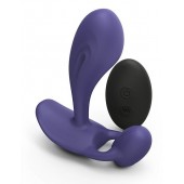 Темно-синий вибромассажер Witty P G Vibrator with Remote Control - Love to Love - в Вологде купить с доставкой