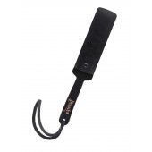 Черный кожаный пэддл - 37 см. - Pecado - купить с доставкой в Вологде