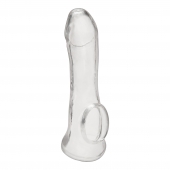 Прозрачная насадка на пенис Transparent Penis Enhancing Sleeve Extension - 15,9 см. - BlueLine - в Вологде купить с доставкой
