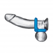 Комплект из 2 эрекционных колец-восьмерок 2-Pack Duo Cock And Ball Stamina Enhancement Ring - BlueLine - в Вологде купить с доставкой