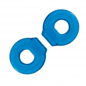 Комплект из двух колец для пениса 2-Pack Ultra-Stretch Stamina Endurance Ring - BlueLine - в Вологде купить с доставкой