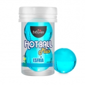 Лубрикант на масляной основе Hot Ball Plus с охлаждающим эффектом (2 шарика по 3 гр.) - HotFlowers - купить с доставкой в Вологде