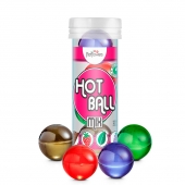 Ароматизированный лубрикант Hot Ball Mix на масляной основе (4 шарика по 3 гр.) - HotFlowers - купить с доставкой в Вологде