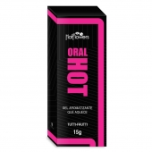 Гель для оральных ласк Oral Hot с согревающим эффектом - 15 гр. - HotFlowers - купить с доставкой в Вологде