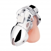 Клетка на пенис из металла Obedience Cock Cage - BlueLine - купить с доставкой в Вологде