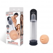 Автоматическая вакуумная помпа-мастурбатор Blowjob Auto Sucker Penis Enlarger Pump - Lux Fetish - в Вологде купить с доставкой