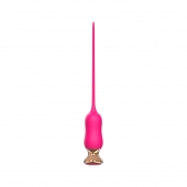 Розовый тонкий стимулятор Nipple Vibrator - 23 см. - I-MOON - купить с доставкой в Вологде