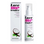 Съедобное согревающее массажное масло Love Me Tender Cocos с ароматом кокоса - 100 мл. - Love to Love - купить с доставкой в Вологде