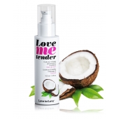 Съедобное согревающее массажное масло Love Me Tender Cocos с ароматом кокоса - 100 мл. - Love to Love - купить с доставкой в Вологде