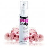 Силиконовый лубрикант 2-в-1 Touch My Body с ароматом вишнёвого цвета - 100 мл. - Love to Love - купить с доставкой в Вологде