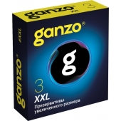 Презервативы увеличенного размера Ganzo XXL - 3 шт. - Ganzo - купить с доставкой в Вологде