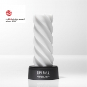 Белый 3D мастурбатор SPIRAL - Tenga - в Вологде купить с доставкой