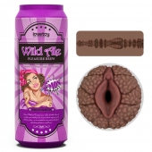 Коричневый мастурбатор-вагина Pleasure Brew Masturbator-Wild Ale в банке - Lovetoy - в Вологде купить с доставкой