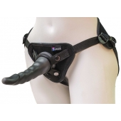 Комплект из трусиков Harness и двух насадок - 20,5 и 18 см. - LOVETOY (А-Полимер) - купить с доставкой в Вологде