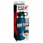 Мастурбатор-вагина в синей колбе F*ck Flask - Pipedream - в Вологде купить с доставкой