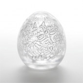 Мастурбатор-яйцо Keith Haring EGG PARTY - Tenga - в Вологде купить с доставкой